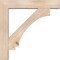 Ekena Millwork Imperial Block Smooth Bracket w/ Offset Brace, Douglas Fir, 7 1/2"W x 40"D x 40"H BKT0806X40X40IMP05SDF - alternate 2